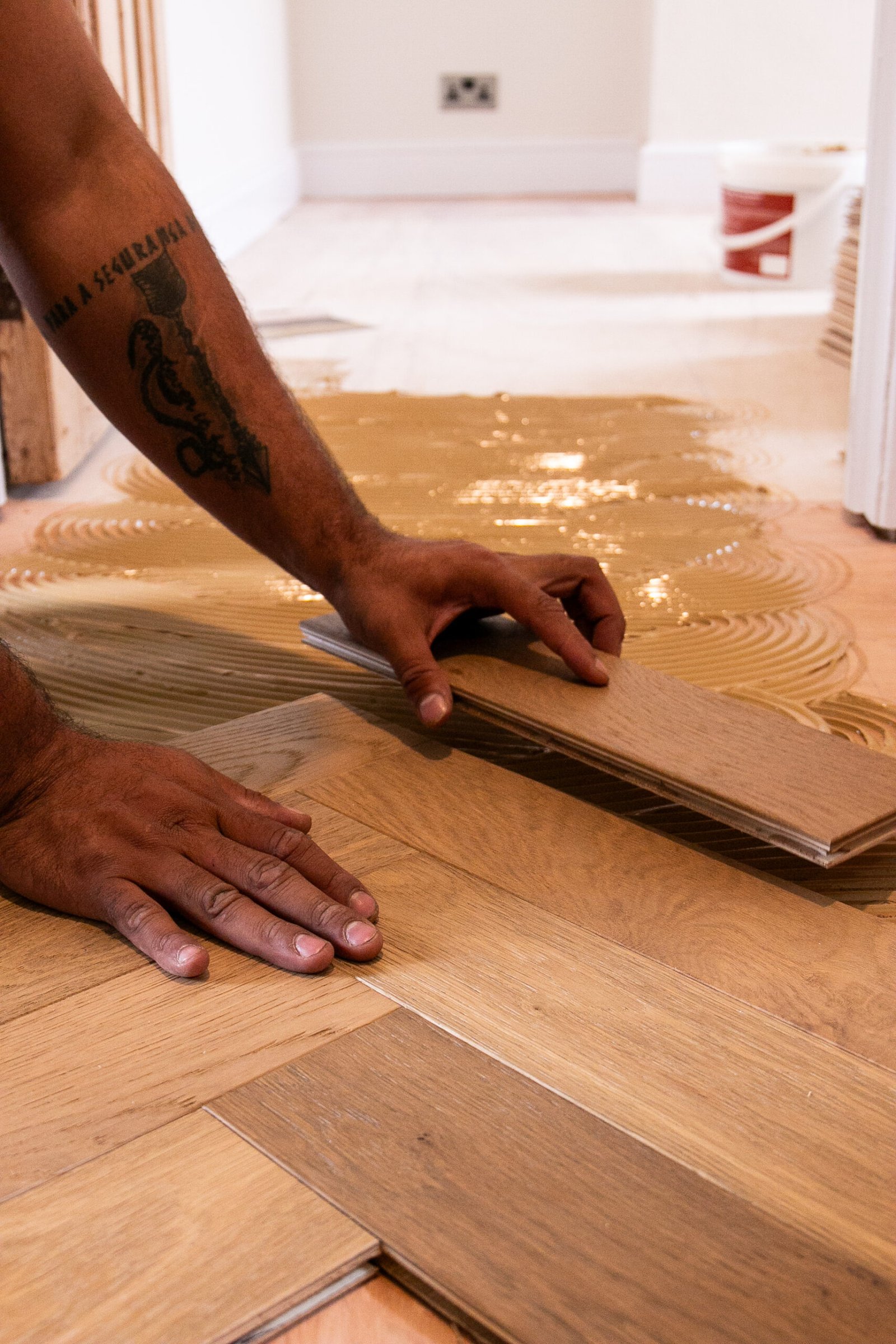 Professional flooring installation