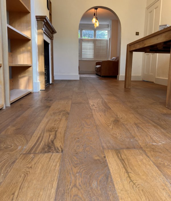 Elegant finished flooring