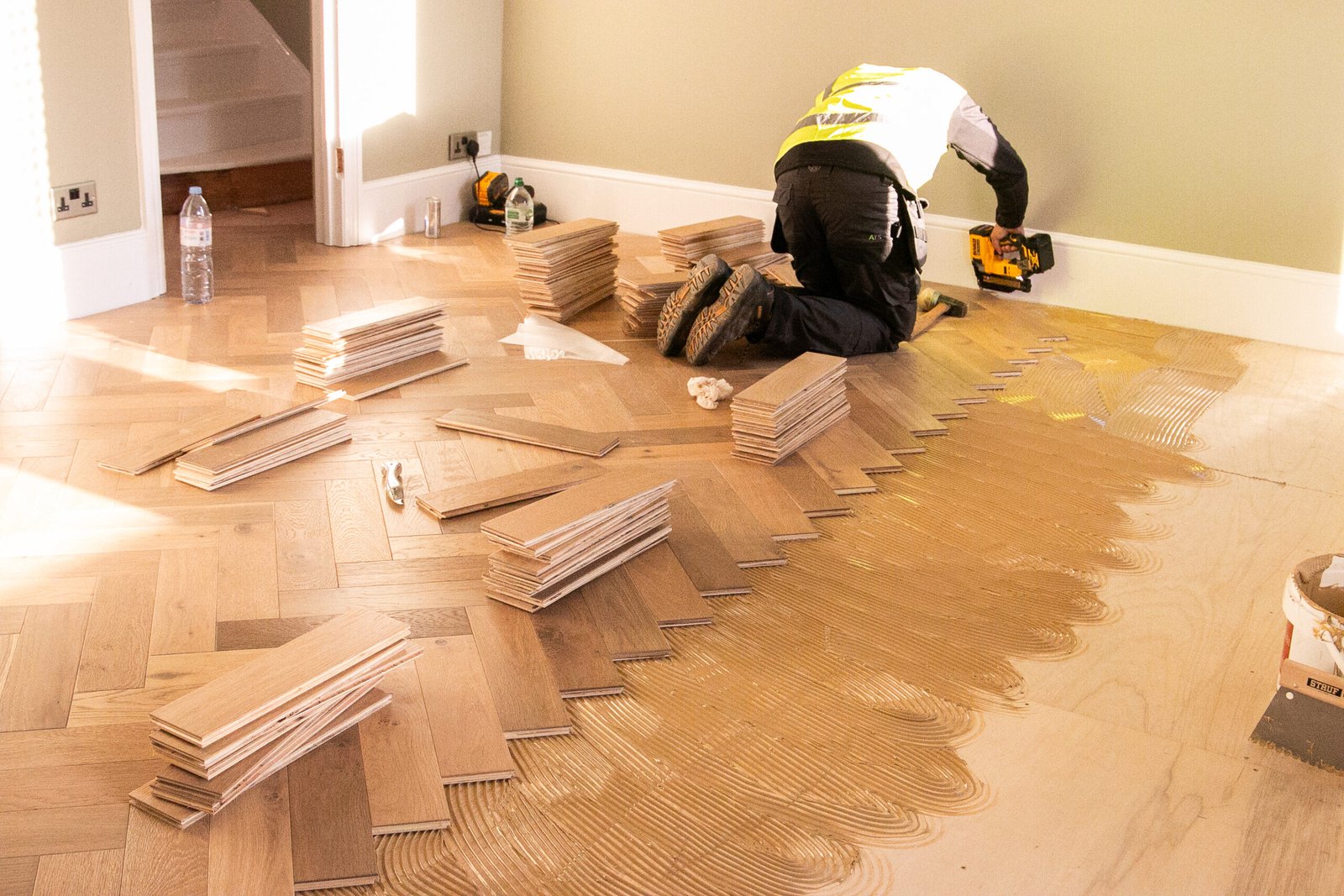 Professional flooring installation